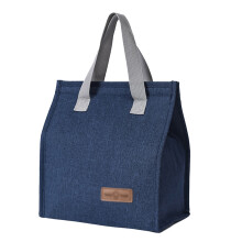Bolsa térmica reutilizável para almoço, leve e resistente em tecido Oxford, mantém os alimentos frios ou quentes para aventuras ao ar livre.