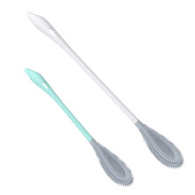 Flexible Silikon-Toilettenbürste für gründliche Reinigung, ergonomischer Griff mit schnelltrocknenden Eigenschaften, platzsparende Wandhalterung,
