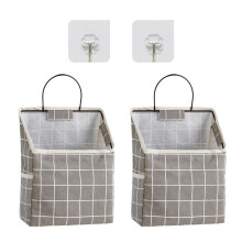 Elegante compagno da comodino, borsa portaoggetti impermeabile da appendere, ideale per testiere di letti a castello, porta libri, telefono e