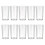 10-pack herbruikbare plastic bekers waterbekers-Helder 270 ml 1