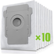 Bolsas para aspiradora iRobot Roomba i7, E5, E6, E7, s9 y más, paquete de 10 bolsas de tela no tejida y capa filtrante de fibra fundida, que ofrecen