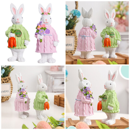 Cheerfuls – petits lapins de printemps, poupées délicates-Rose 2