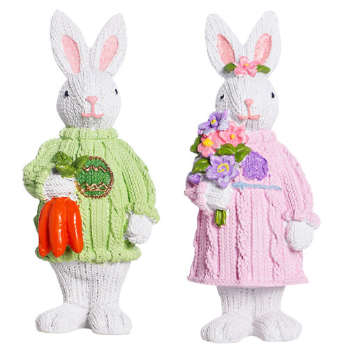 Cheerfuls – petits lapins de printemps, poupées délicates-Rose 1