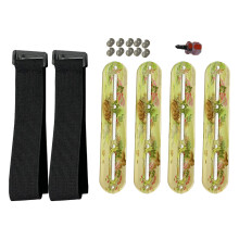 Acryl stiksel zijspanclip met elastische band voor-Stijl A
