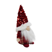 Chapeau de noël à paillettes, ornement de Gnomes,-Style homme