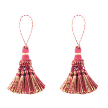 Pendentif suspendu Ă motif ethnique Unique,-Rouge