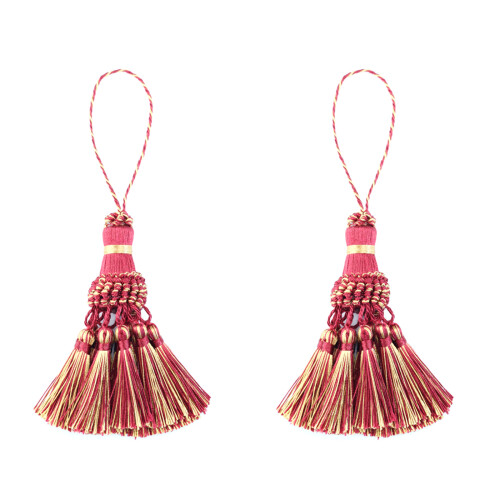 Pendentif suspendu à motif ethnique Unique,-Rouge