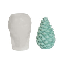Moules à bougies en Silicone 3D en forme de pomme de-XQ886560