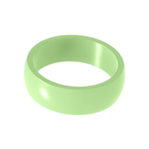 Colorful Silicone Ring Bands Comfortable Unisex-11 Matcha