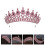 Rhinestone Bridal Krans Huvudprydnad Tiara Bröllops Håraccessoar 6