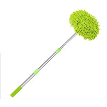 Escova para lavagem de carros, cabo longo telescópico de microfibra de chenille para espanador multiuso, toalhas absorventes para rodo de