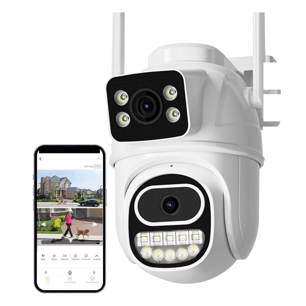 Security Cameras Wireless Outdoor 8Mp Ptz Camera With 4K Auto Tracking Night Vision Ip Camera P2p 128Gb Card Included 9067246216184