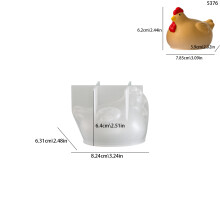 Chicken Shape Candle Mold Food Safe Silicone Creative-pattern 2