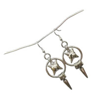 Boucles d'oreilles gothiques inspirées du Hip Hop, pendentif