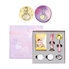 Wax Seal Stamp Scrapbook Brass Stamp and Long-moon in bottle