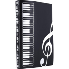 Symphony Keeper: A4 Size Composition Staff Paper Organizer, Music Manuscript Folder With Tough Polypropylene Material For Concert-ready Document Stora