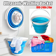 Mini machine à laver portable avec technologie ultrasonique haute fréquence, conception pliable, lave-linge compact économe en énergie pour