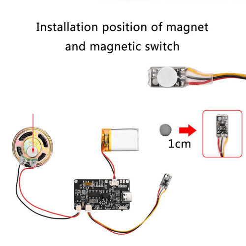 Customizable Sound Recorders-    Magnet close to play 2