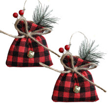 Sacolas de Presente de Natal, Sacolas Ecológicas de Juta Natural para Lembrancinhas de Casamento, Multifuncionais para Artesanato e Armazenamento