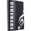 A4 Size Sheet Music Organizer, Binder Organizer Design For Large Capacity Storage, Durable Polypropylene Material Documents Storage Folder For Home An 1