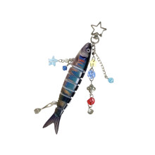 Fish Bag Pendant Bag Charm Fishing Keyring Resin-Model C
