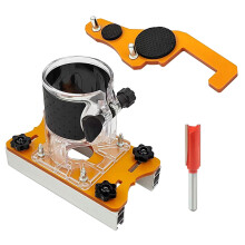 Wood Trimmer Router Base Slotting Bracket 2 in 1 Wood Palms
