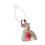 Porte-clés pendentif en forme de fruit, matériau-Rouge 1
