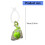 Porte-clés pendentif en forme de fruit, matériau-Rouge 4