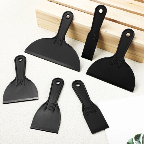 10 Stuks Plastic Schilderskrabbers Met Handvat Voor 1