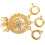 Premium Copper Necklace Separators Golden Layering Clasps 2