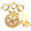 Premium Copper Necklace Separators Golden Layering Clasps 11