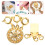 Premium Copper Necklace Separators Golden Layering Clasps 7