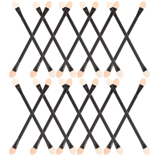 30 Stuks Dubbelzijdige Oogschaduwborstel Wegwerpapplicator