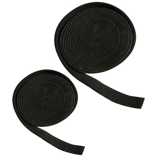 2 3mm Vedação Autoadesiva Para (Preto, 2,6m/3,6m)