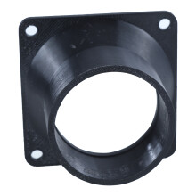 38/40/42mm Duct Connector Plastic Straight Pipe Flanges-40mm