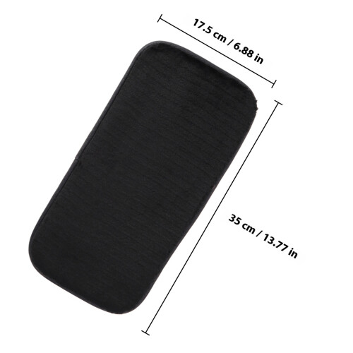 1 Capa Para Braço Carro Assento Preto 2