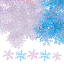 1 Set Snöflingekonfetti Bröllops- Juldekoration Fester
