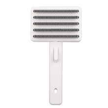 Pente para higiene de animais de estimação com escova autolimpante, remove eficientemente pelos soltos da pelagem, design 4 em 1 para animais de