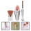Multi-Purpose Makeupborste Portabel 3-I-1 Kosmetikabrist 10