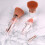 Multi-Purpose Makeupborste Portabel 3-I-1 Kosmetikabrist 5