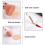 Multi-Purpose Makeupborste Portabel 3-I-1 Kosmetikabrist 8