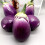 6pcs Realistic Artificial Eggplants Simulation Vegetable Model 7