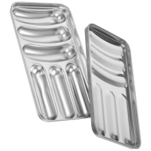 1 Stuks Praktische RVS Worsvorm Handgemaakte Worsvorm (Zilver)