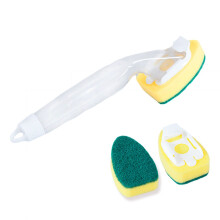 Recambios de esponja para lavavajillas que no rayan, duraderos, cabezales de esponja de repuesto para esponja de lavavajillas, limpieza eficiente,