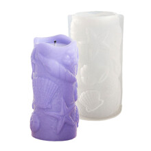 Ocean Theme Candle SIlicones Molds, Cylinder Candle Molds for