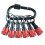 6Pcs Hex Shank Screwdriver Bit Holder Quick Changing-Red 1