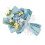 Artificial Flower Bouquets for Mother Day,-5883 light blue 1