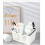 Rectangular Storage Tray, Durable PP Plastic Ensures Longevity, Hollow Structure Offers Superior Stability, Portable Organizer Bin for Household & 6
