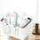 Rectangular Storage Tray, Durable PP Plastic Ensures Longevity, Hollow Structure Offers Superior Stability, Portable Organizer Bin for Household & 5