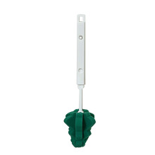 Loofah doucheborstel voor lichaamsscrub, badborstel met lange steel en zacht nylon gaas op een steel voor diepe reiniging, exfoliërende